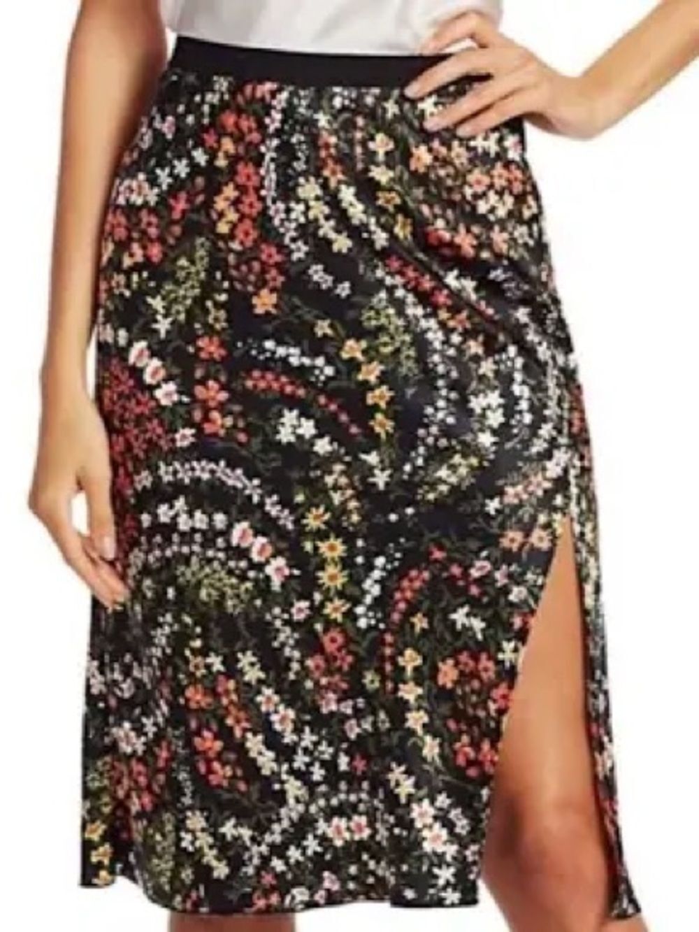 ATM Anthony Thomas Melillo floral skirt S